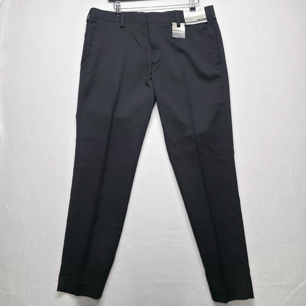Louis Raphael Men's Black Tailored Slim Fit Dress Pants Size 36x30 NWT